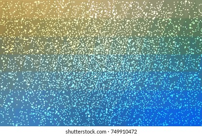 Light Blue, Green vector christmas polygon background. Low poly Illustration consisting of triangles with snowflakes. Texture background of New Year celebration.