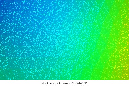 Light Blue, Green vector christmas postcard low polygon background. Illustration consisting of triangles. Abstract triangular polygonal origami or crystal design of New Year celebration.