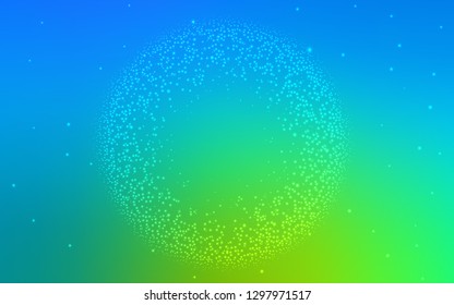 Light Blue, Green vector colorful blur backdrop. Modern abstract illustration with gradient. Background for a cell phone.