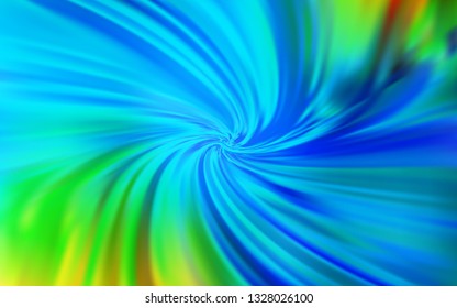 Light Blue, Green vector colorful abstract texture. Glitter abstract illustration with gradient design. New way of your design.