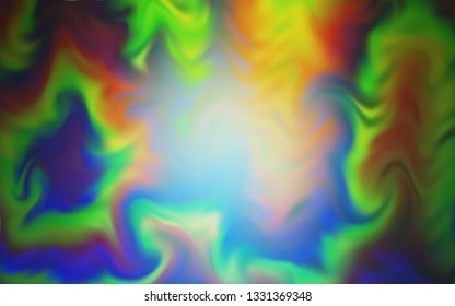 Light Blue, Green vector colorful abstract texture. New colored illustration in blur style with gradient. The best blurred design for your business.