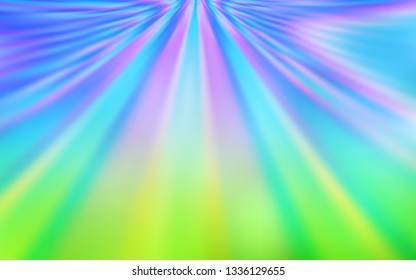 Light Blue, Green vector colorful abstract background. New colored illustration in blur style with gradient. New style design for your brand book.