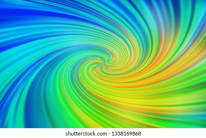 Light Blue, Green vector colorful abstract background. Creative illustration in halftone style with gradient. Background for designs.
