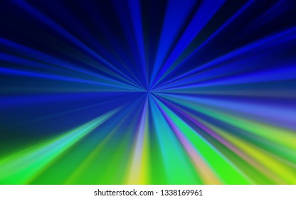 Light Blue, Green vector colorful abstract texture. Colorful abstract illustration with gradient. New way of your design.