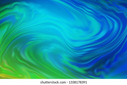 Light Blue, Green vector colorful abstract background. Creative illustration in halftone style with gradient. The best blurred design for your business.