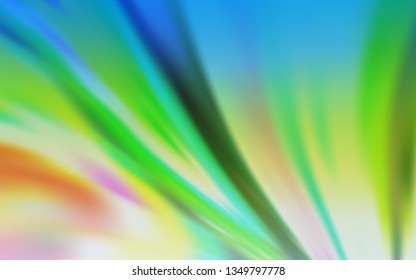 Light Blue, Green vector colorful abstract texture. Colorful abstract illustration with gradient. Smart design for your work.