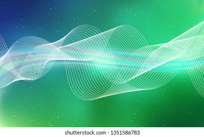 Light Blue, Green vector colorful blur background. Colorful illustration in abstract style with gradient. Completely new design for your business.