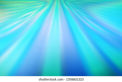 Light Blue, Green vector colorful blur backdrop. A completely new colored illustration in blur style. Background for a cell phone.