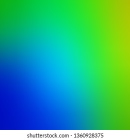 Light Blue, Green vector colorful blur backdrop. Abstract colorful illustration with gradient. New side for your design.