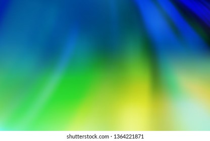 Light Blue, Green vector colorful blur background. Modern abstract illustration with gradient. New way of your design.