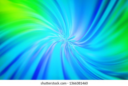 Light Blue, Green vector colorful blur background. Glitter abstract illustration with gradient design. New style design for your brand book.