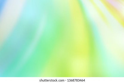 Light Blue, Green vector colorful blur background. An elegant bright illustration with gradient. The best blurred design for your business.