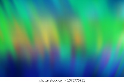 Light Blue, Green vector colorful blur backdrop. New colored illustration in blur style with gradient. The best blurred design for your business.
