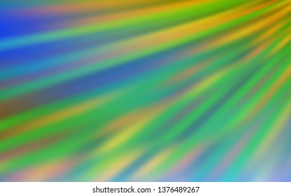 Light Blue, Green vector colorful blur background. Glitter abstract illustration with gradient design. Blurred design for your web site.