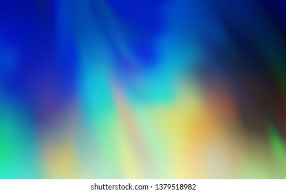 Light Blue, Green vector colorful abstract texture. Colorful abstract illustration with gradient. Completely new design for your business.