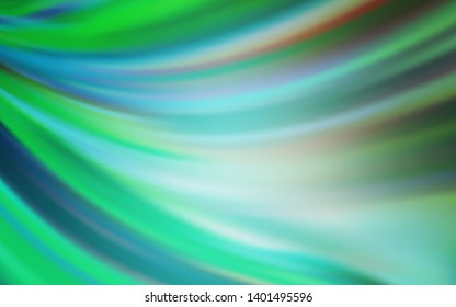 Light Blue, Green vector colorful abstract texture. A completely new colored illustration in blur style. Smart design for your work.
