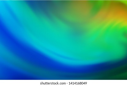Light Blue, Green vector colorful blur background. Colorful illustration in abstract style with gradient. Elegant background for a brand book.