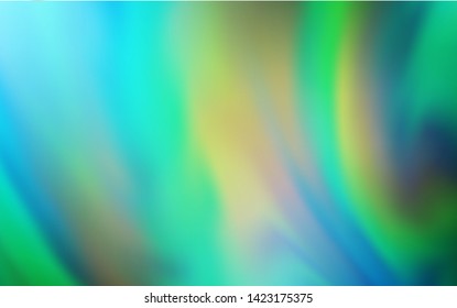 Light Blue, Green vector colorful blur background. Colorful abstract illustration with gradient. New design for your business.