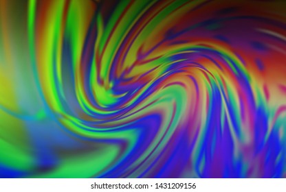 Light Blue, Green vector colorful abstract texture. A completely new colored illustration in blur style. The best blurred design for your business.