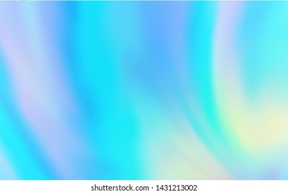 Light Blue, Green vector colorful blur backdrop. An elegant bright illustration with gradient. Background for a cell phone.
