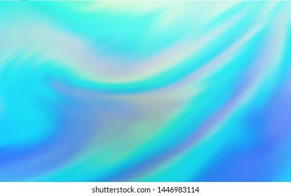 Light Blue, Green vector colorful abstract texture. Glitter abstract illustration with gradient design. Completely new design for your business.