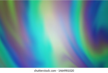 Light Blue, Green vector colorful abstract texture. An elegant bright illustration with gradient. Blurred design for your web site.
