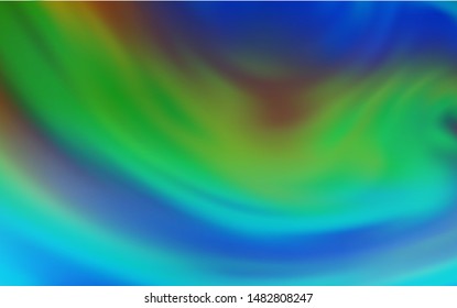 Light Blue, Green vector colorful blur backdrop. Shining colored illustration in smart style. Elegant background for a brand book.