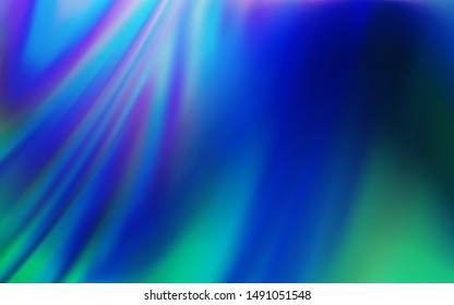 Light Blue, Green vector colorful blur background. Creative illustration in halftone style with gradient. The best blurred design for your business.
