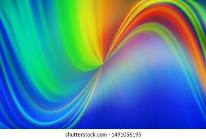 Light Blue, Green vector colorful blur backdrop. Abstract colorful illustration with gradient. Blurred design for your web site.