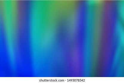 Light Blue, Green vector colorful blur backdrop. Colorful illustration in abstract style with gradient. The best blurred design for your business.