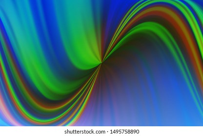 Light Blue, Green vector colorful abstract background. A completely new colored illustration in blur style. New design for your business.