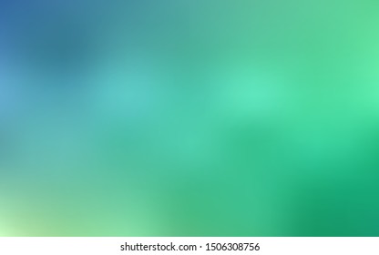 Light Blue, Green vector colorful blur background. Glitter abstract illustration with gradient design. New style for your business design.