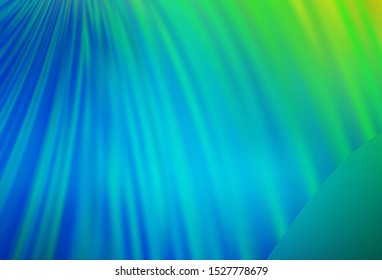Light Blue, Green vector colorful blur background. A completely new colored illustration in blur style. Background for a cell phone.