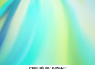 Light Blue, Green vector colorful abstract background. New colored illustration in blur style with gradient. Background for designs.