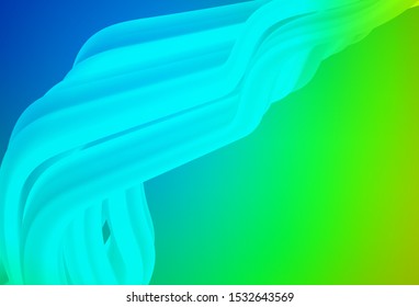 Light Blue, Green vector colorful abstract background. Modern abstract illustration with gradient. Completely new design for your business.
