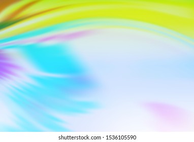 Light Blue, Green vector colorful blur backdrop. Modern abstract illustration with gradient. Background for a cell phone.