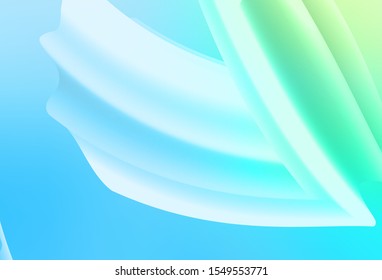 Light Blue, Green vector colorful abstract texture. New colored illustration in blur style with gradient. Background for a cell phone.