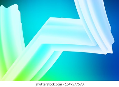 Light Blue, Green vector colorful abstract texture. Shining colorful illustration in smart style. Completely new design for your business.