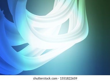 Light Blue, Green vector colorful blur background. New colored illustration in blur style with gradient. Blurred design for your web site.