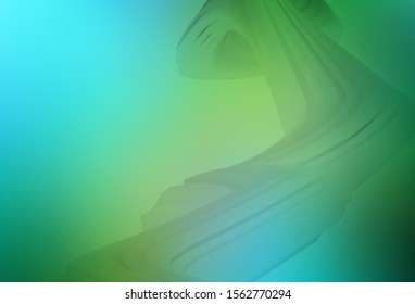 Light Blue, Green vector colorful abstract background. An elegant bright illustration with gradient. New design for your business.