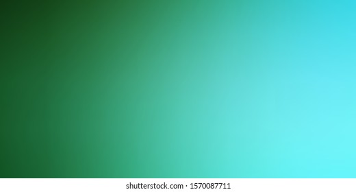 Light Blue, Green vector colorful blur backdrop. Colorful illustration in abstract style with gradient. Elegant background for websites.