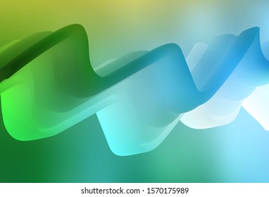 Light Blue, Green vector colorful abstract texture. Creative illustration in halftone style with gradient. Blurred design for your web site.
