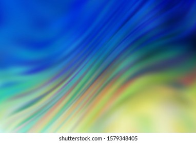 Light Blue, Green vector colorful abstract background. Shining colored illustration in smart style. New style design for your brand book.