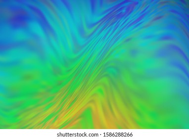 Light Blue, Green vector colorful abstract texture. Colorful abstract illustration with gradient. New style for your business design.