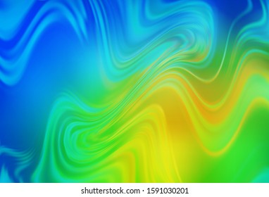 Light Blue, Green vector colorful abstract texture. Shining colored illustration in smart style. New design for your business.