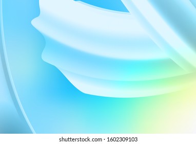 Light Blue, Green vector colorful blur backdrop. Glitter abstract illustration with gradient design. Smart design for your work.