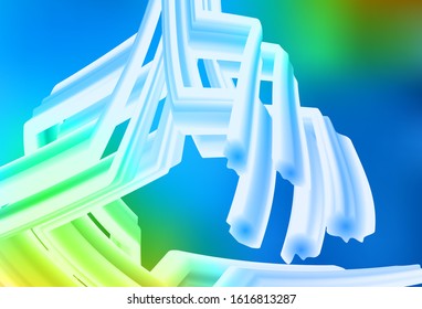 Light Blue, Green vector colorful abstract background. An elegant bright illustration with gradient. Blurred design for your web site.