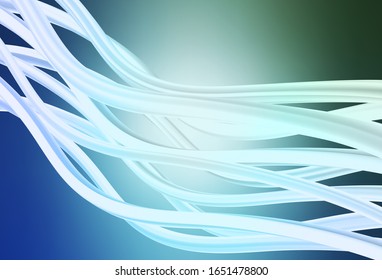 Light Blue, Green vector colorful blur backdrop. New colored illustration in blur style with gradient. Blurred design for your web site.