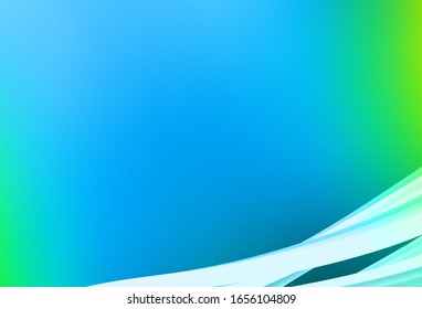 Light Blue, Green vector colorful blur background. Abstract colorful illustration with gradient. Elegant background for a brand book.