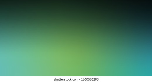 Light Blue, Green vector colorful blur backdrop. New colorful illustration in blur style with gradient. Base for your app design.